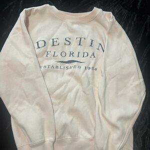 Peach Destin Florida Sweatshirt